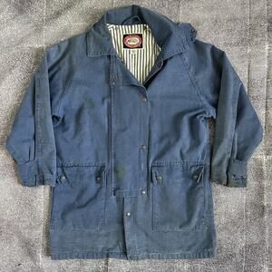 Men's Vintage The Australian Outback Oversized Blue Barn Chore Jacket Sz XS